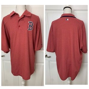 BOSTON RED SOX Mens Sz XL NIKE Dri-Fit Polo Shirt